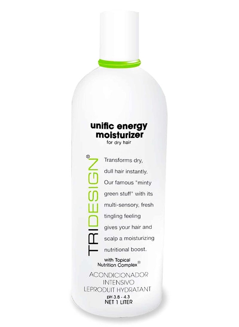 TRI Design Unific Energy Moisturizer - Deep Hair Conditioner for Dry Damaged Hair - Moisturizing Conditioner for Curly, Frizzy, Thick Hair - Hydrating Conditioner for Men and Women, 32 oz