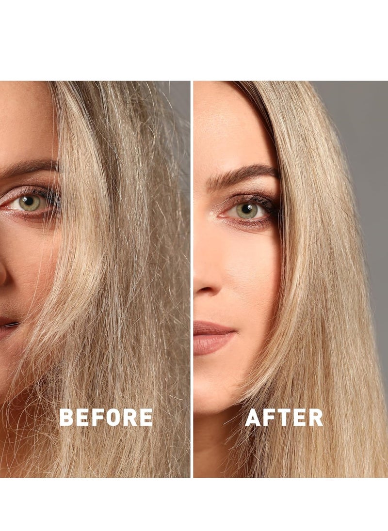 Just Nutritive Conditioner for Blonde Natural & Color-Treated Hair, Brassy Tones Neutralizer, No Purple Dye, Deep Nourishment, Silicone Free, Phthalate Free, Paraben Free, 8 oz. Bottle