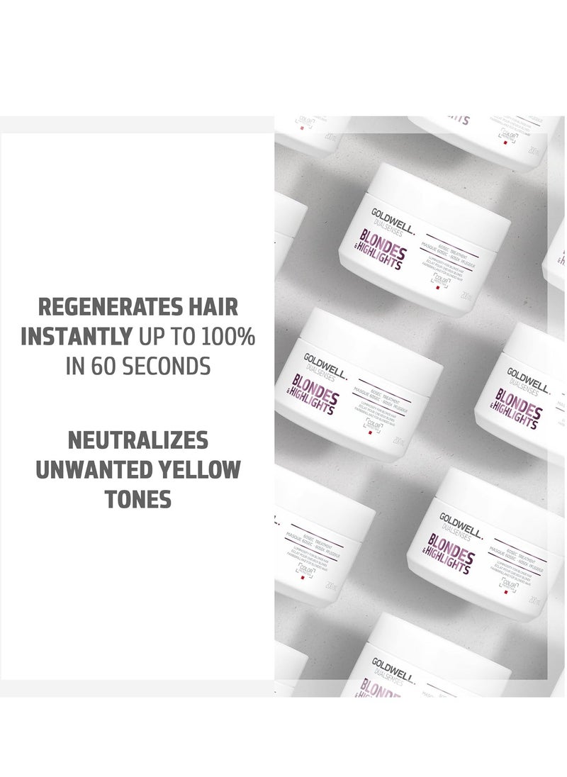 Goldwell Dualsenses Blondes & Highlights Anti-Yellow 60sec Treatment 6.8oz, 200mL