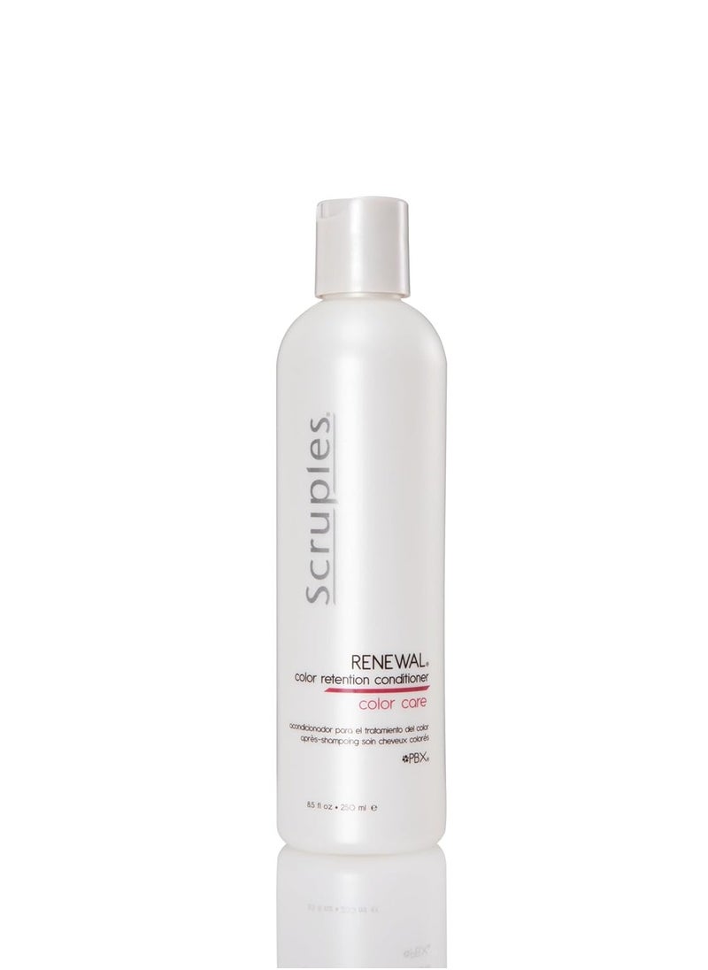 Scruples Color Renewal Hair Conditioner - Color Retention Conditioner for Color Treated Hair - UV Absorbers Ensure Protection from Sun-Fading & Elements - Gentle for All Hair Types (8.5 oz)