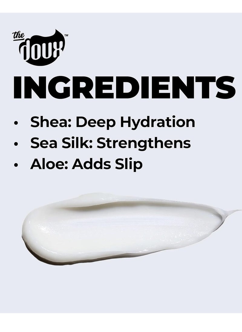 The Doux - FRESH RINSE Moisturizing Conditioner - Hydrating Hair Conditioner - Contains Shea Butter and Sea Silk - Sulfate-Free, Paraben-Free