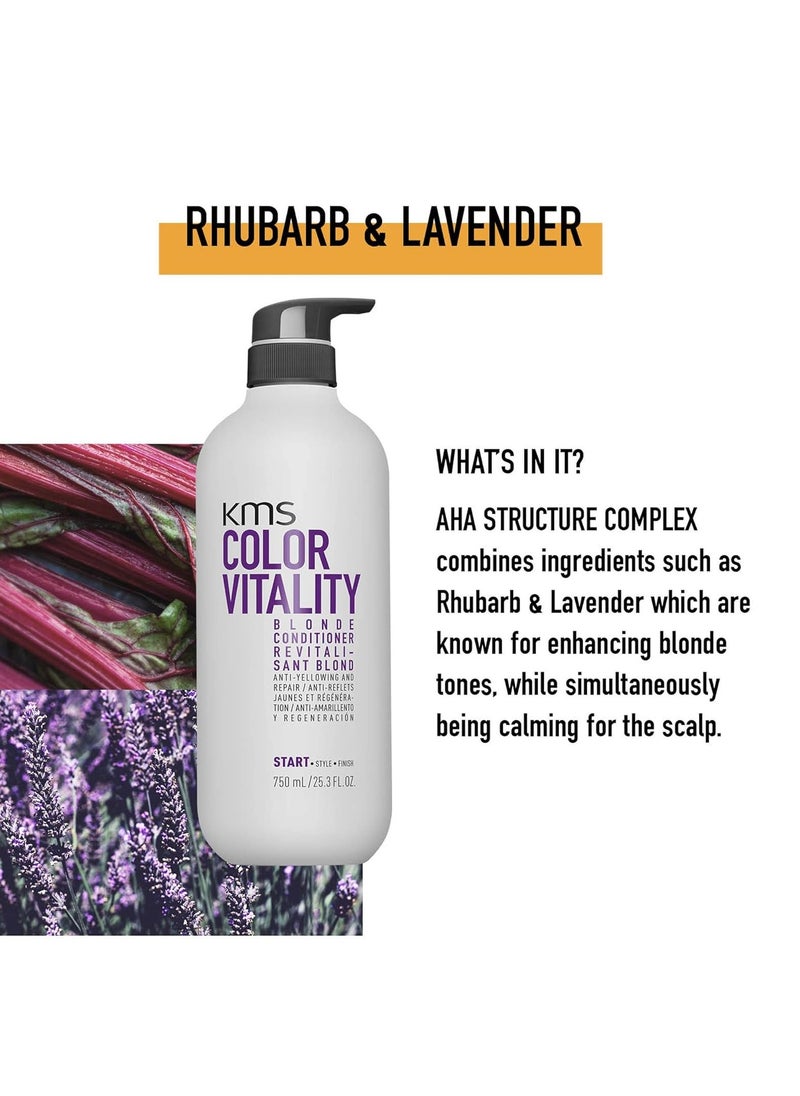 KMS COLORVITALITY Blonde Illuminating Purple Conditioner