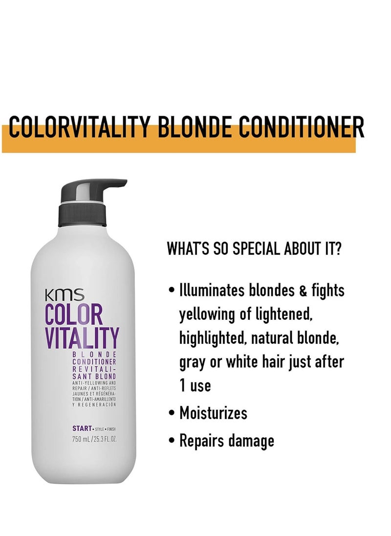 KMS COLORVITALITY Blonde Illuminating Purple Conditioner