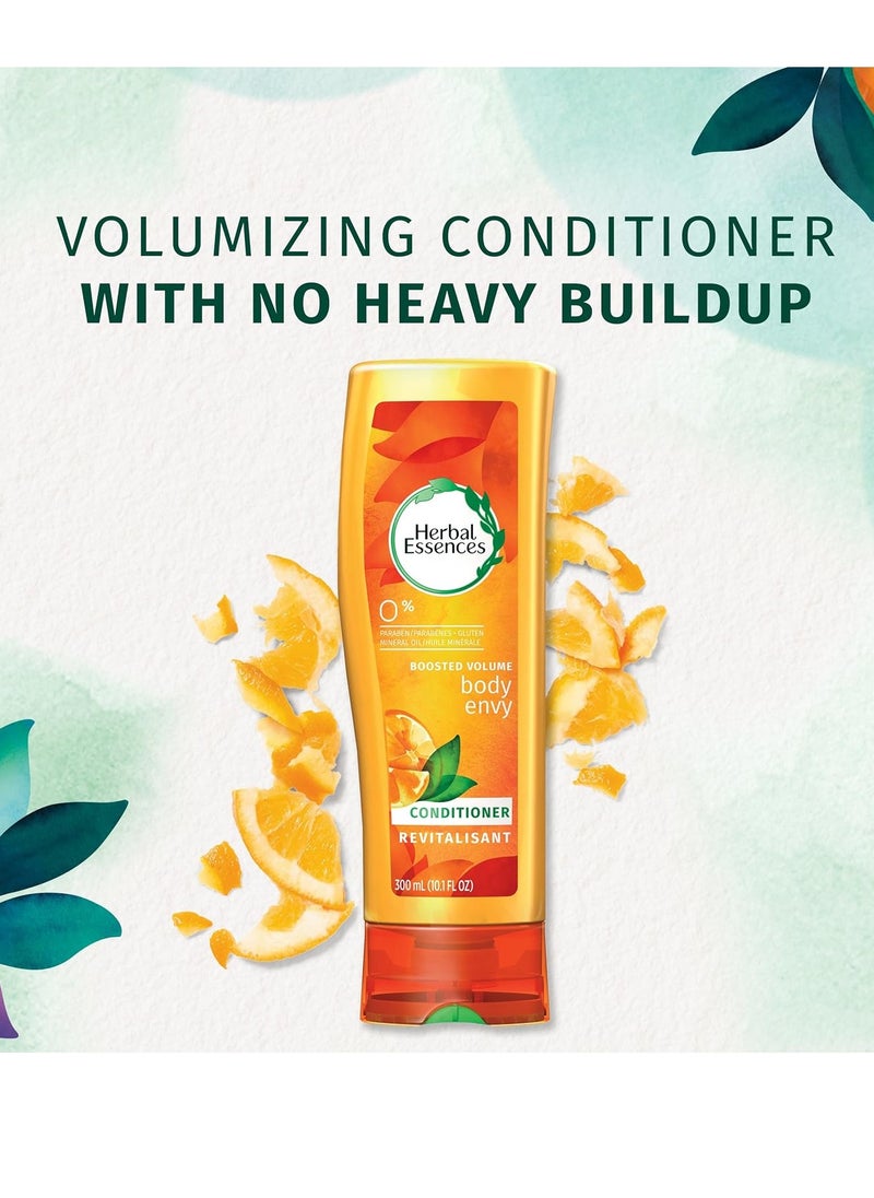 Herbal Essences Body Envy Volumizing Conditioner with Essences, Citrus, 10.1 Fl Oz (Pack of 1)