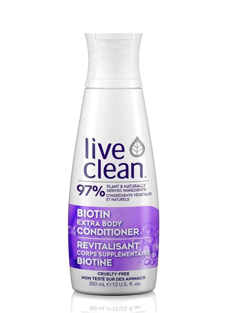 Live Clean Biotin Extra Body Conditioner, 12 Oz