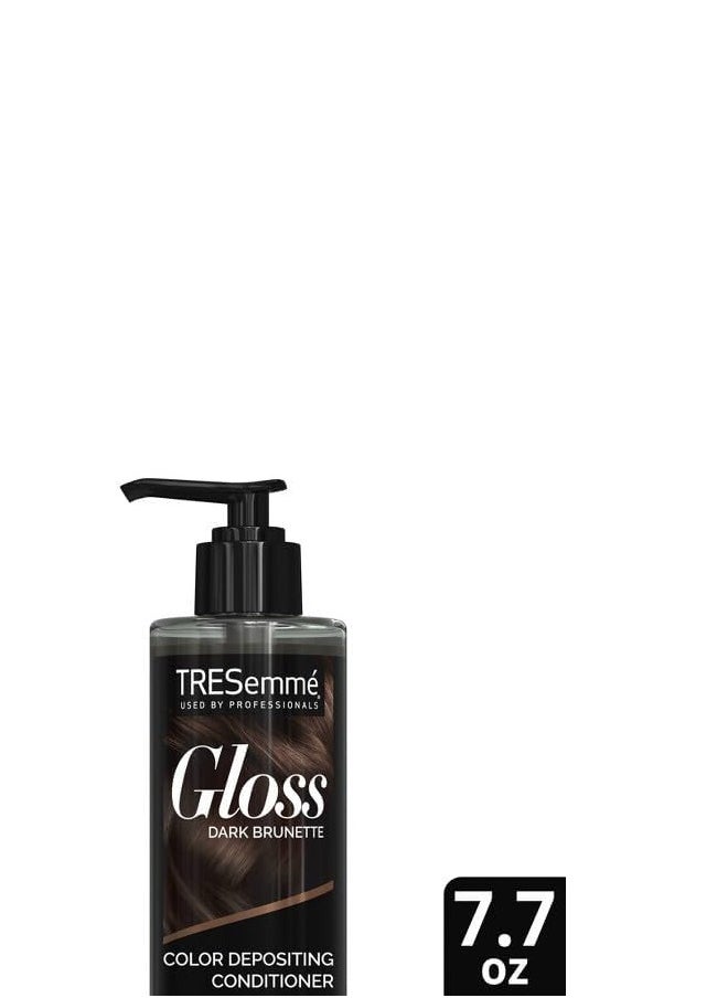 TRESemme Gloss Dark Brunette Color Depositing Conditioner 7.7 fl. oz. (Pack of 3), Brown