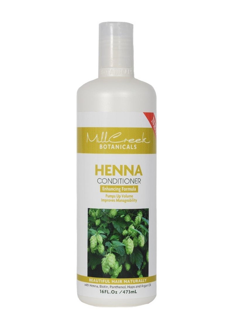 Mill Creek Henna Conditioner (Natural & Organic) - 16 fl. oz. (473ml)