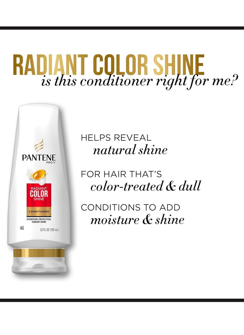 Pantene Pro-V Radiant Color Shine Conditioner, 17.7 Fl Oz