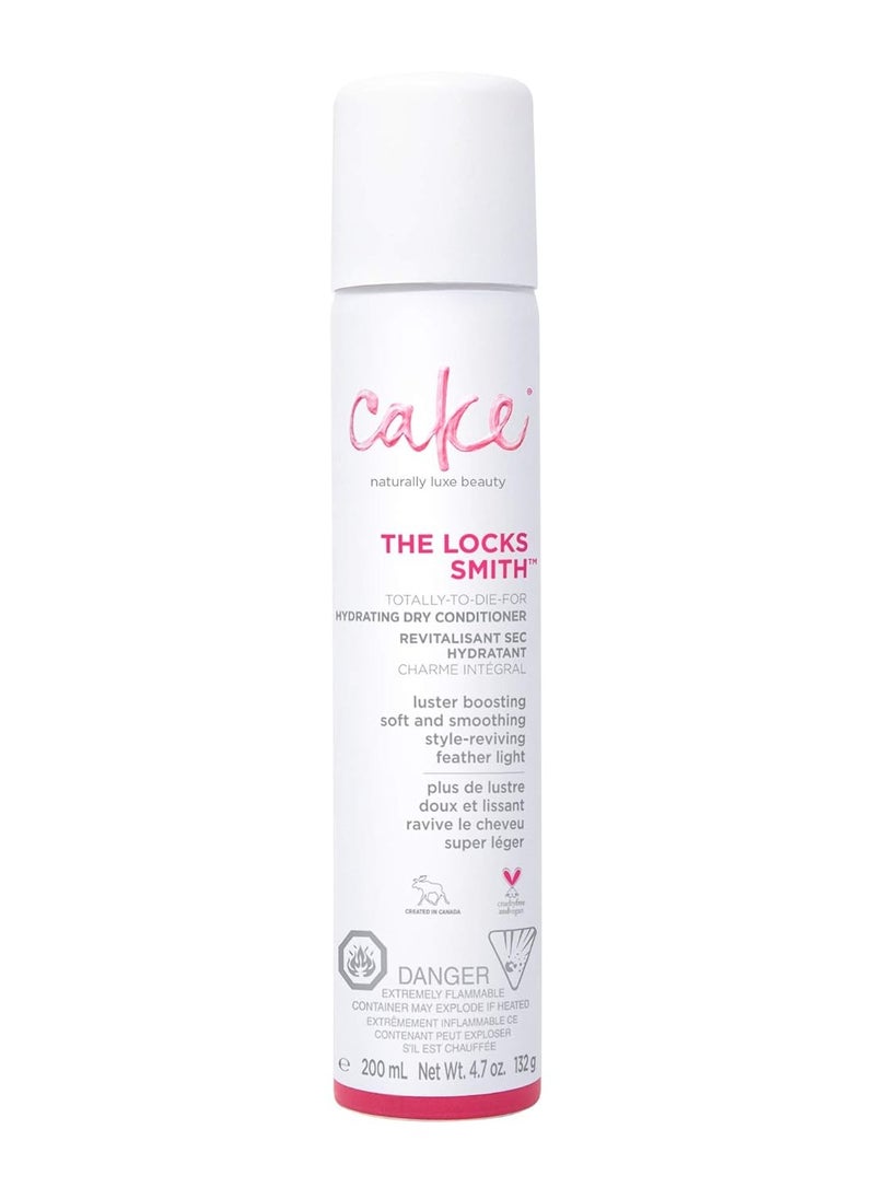 CAKE Beauty The Locks Smith Dry Styling, Hydrating Dry Conditioner Spray,White, 4.7 Ounce (Pack of 1)