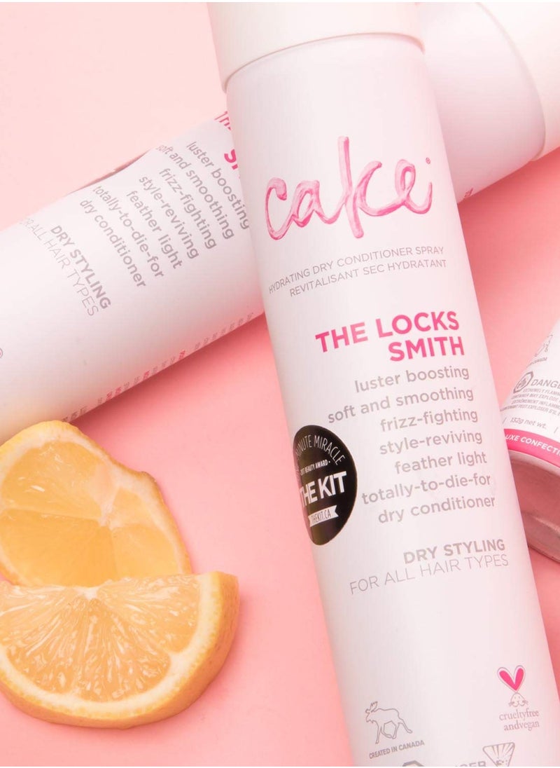 CAKE Beauty The Locks Smith Dry Styling, Hydrating Dry Conditioner Spray,White, 4.7 Ounce (Pack of 1)