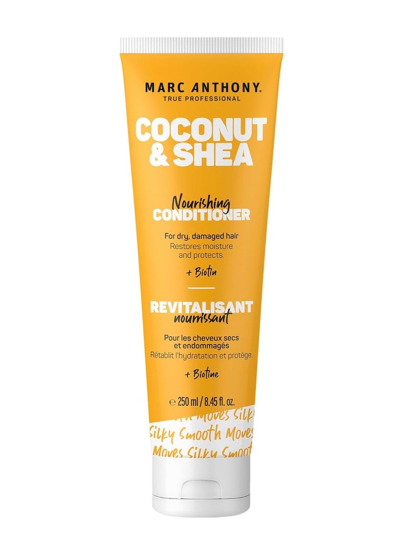 Marc Anthony Volumizing Conditioner with Coconut Oil & Shea Butter - Nourishing & Hydrating Haircare with Biotin for Dry & Damaged Hair - Restore Moisture & Protects Hair - Paraben & Sulfate Free