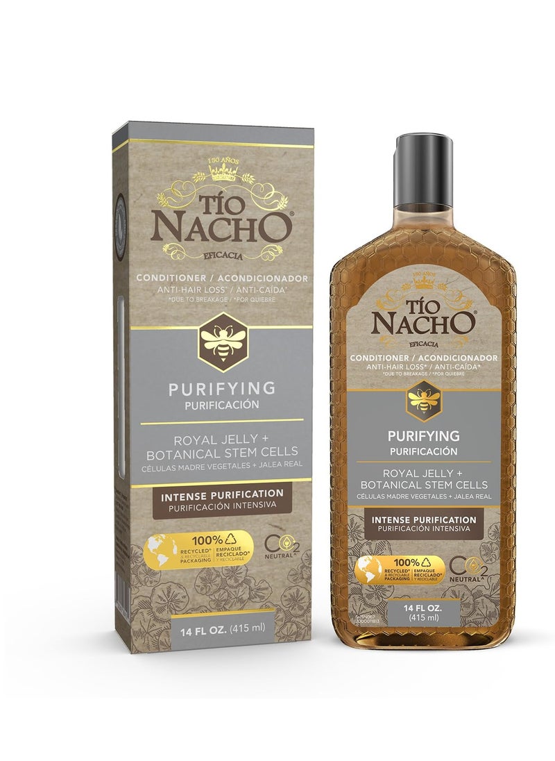 Tio Nacho Conditioner, Purifying with Royal Jelly, Infused with Botanical Stem Cells for Intense Hair and Scalp Purification + Detoxifying Balance, 14 Fluid Ounces