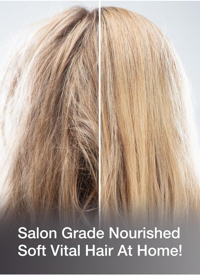 Vitamins Keratin Leave In Conditioner Moisturizer - Thin to Normal Hair Care Moisturizing Hydrating Detangler Cream for Dry Damaged Hair