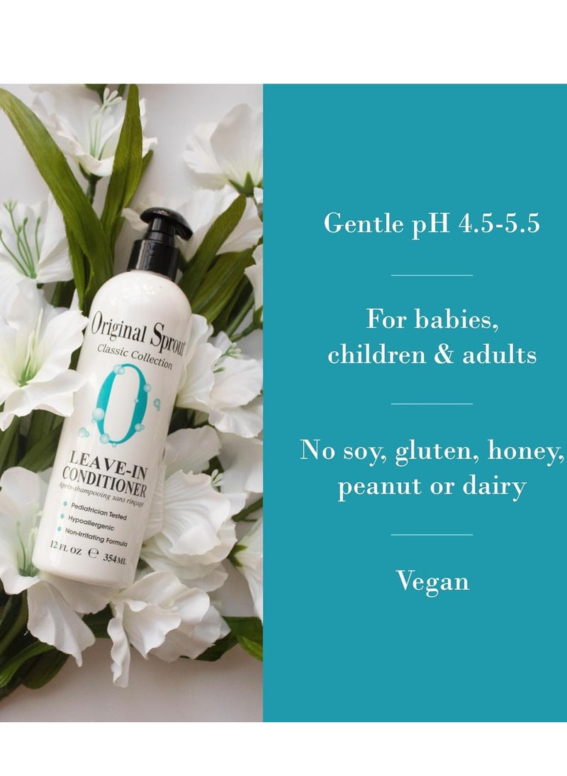 Original Sprout Leave-In Conditioner and Pre-Swim Treatment for All Hair Types, 12 oz. Bottle