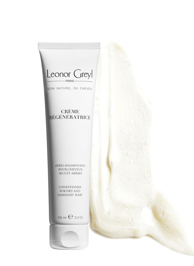 Leonor Greyl Paris Natural Conditioner for Dry and Damaged Hair, Creme Regeneratrice Detangle, Hydrate, Strengthen & Protection, 3.3 FL Oz