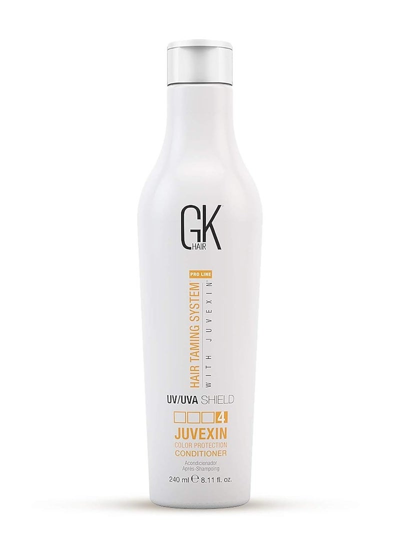 GK HAIR Global Keratin Colored Shield Conditioner (8.11 Fl Oz/240ml) - Deep Cleansing Heat Thermal Protection for Color Treated Dry Damaged Curly Frizzy Hair - Paraben Sulfate Free Unisex
