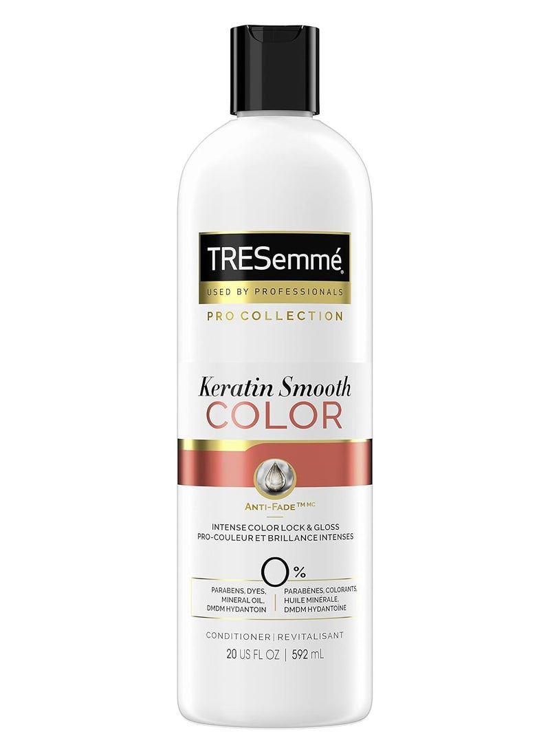 TRESemmé Conditioner for Color Treated Hair Keratin Smooth Color that Prolongs Color and Extends the Time Between Coloring 20 oz