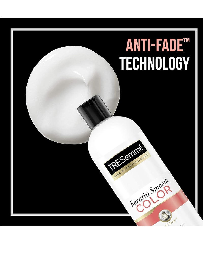 TRESemmé Conditioner for Color Treated Hair Keratin Smooth Color that Prolongs Color and Extends the Time Between Coloring 20 oz