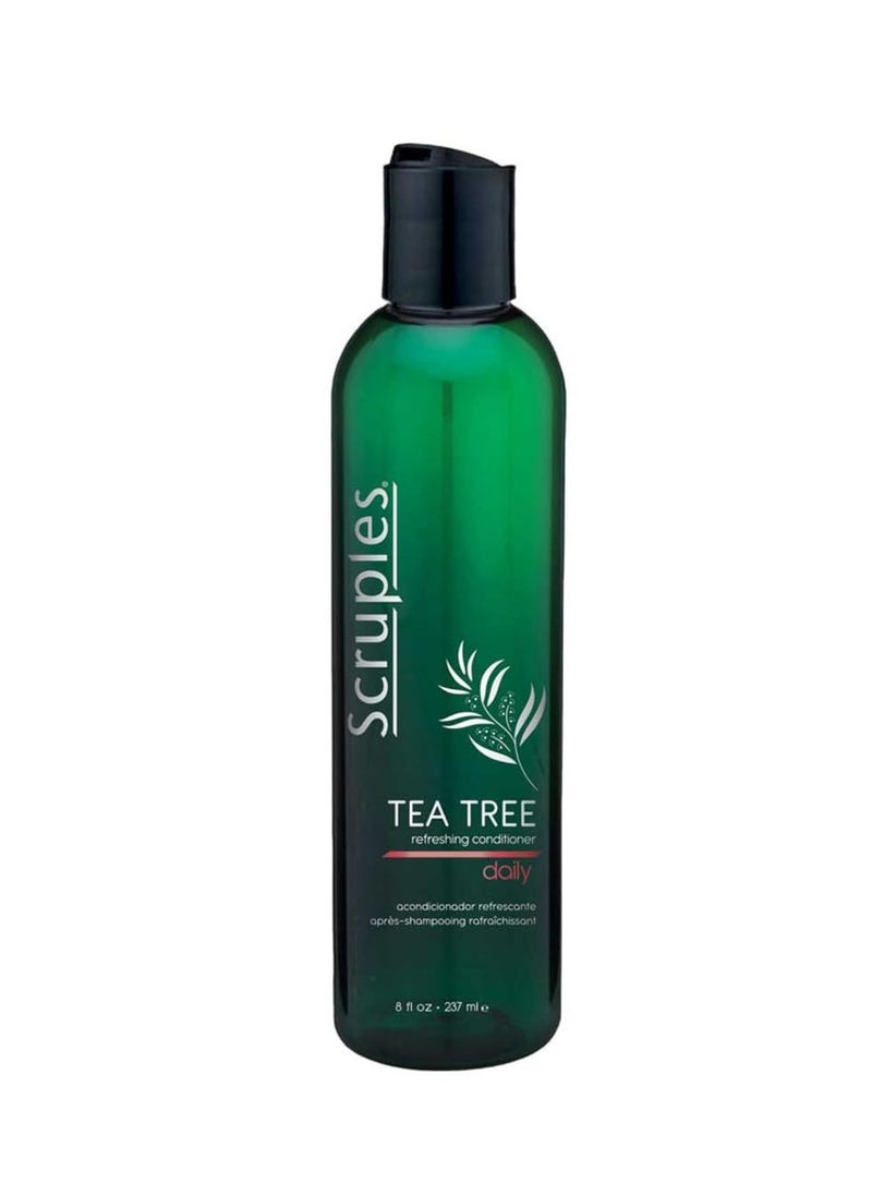 Scruples Tea Tree Conditioner - Refreshing Hair Conditioner with Jojoba Oil & Hydrolyzed Keratin for Frizz Control & Damage Reduction - Improves Shine and Moisturizes Dry, Brittle Hair (8oz)