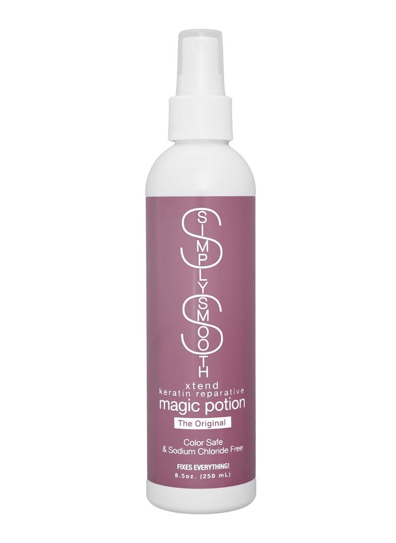 SIMPLY SMOOTH Magic Potion Original Leave In Conditioner Detangler & Heat Protection Styling Spray Repair & Reduce Breakage Color Safe & Sodium Chloride Free 8.5oz