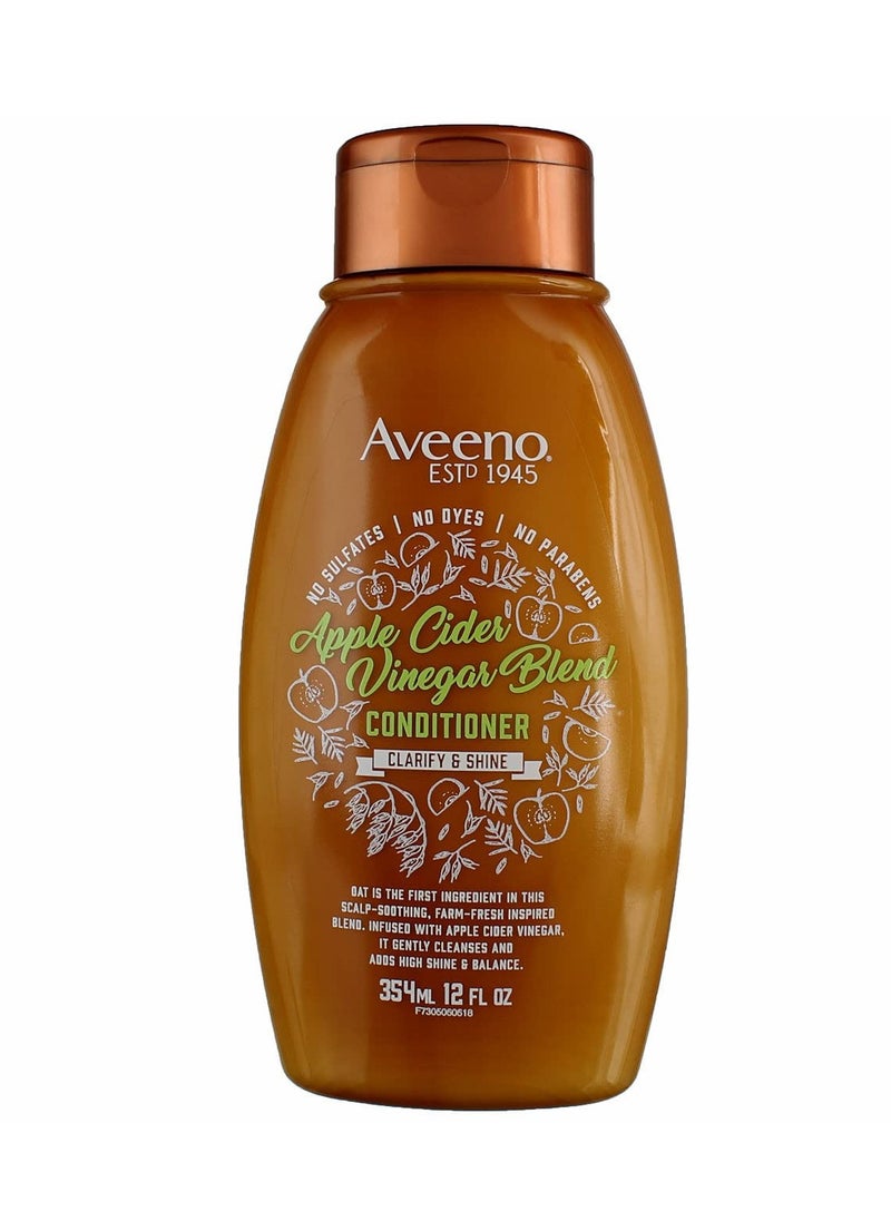Aveeno Conditioner Apple Cider Vinegar 12 Ounce (354ml) (3 Pack)