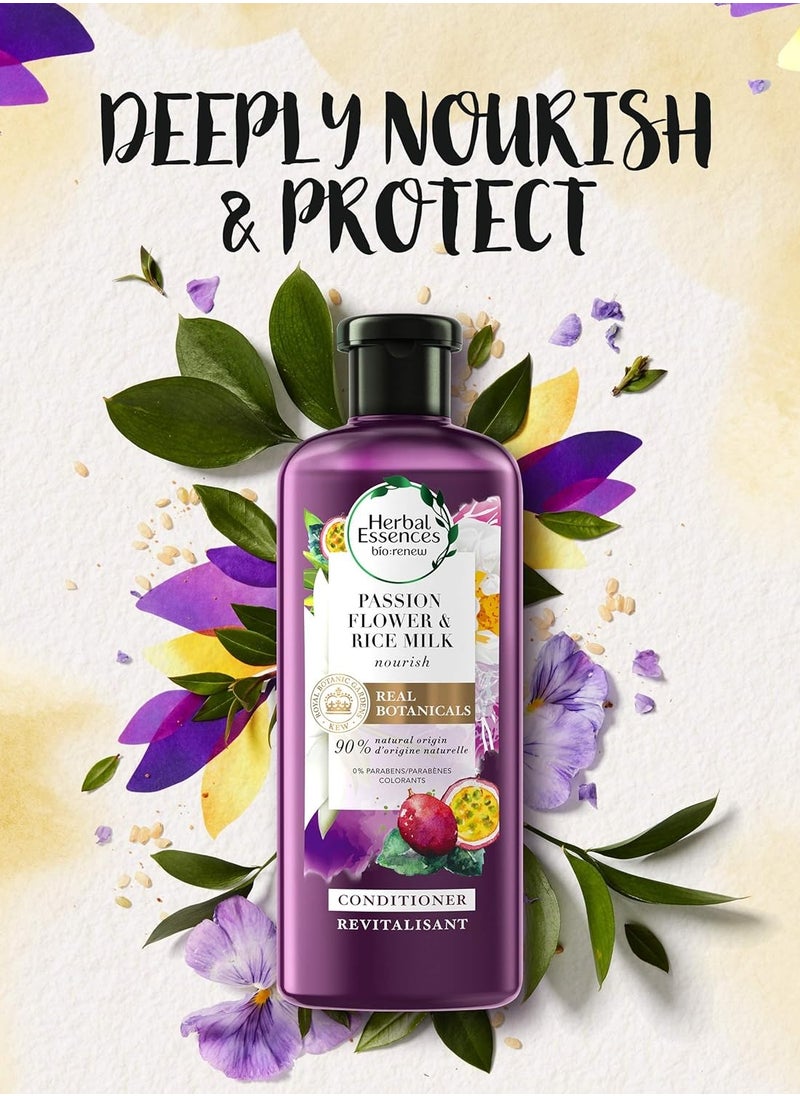 Herbal Essences bio:renew Passion Flower & Rice Milk Nourishing Conditioner, 13.5 fl oz