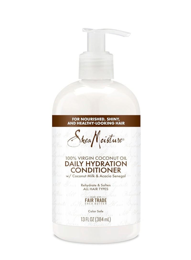 SheaMoisture 100% Virgin Coconut Oil Daily Hydration Conditioner 13 fl oz