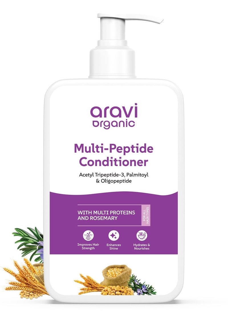 Multi Peptide Hairfall Conditioner - Acetyl Tripeptide 3, Palmitoyl, Oligopeptide & Rosemary - 6.7 FL Oz / 200 ml