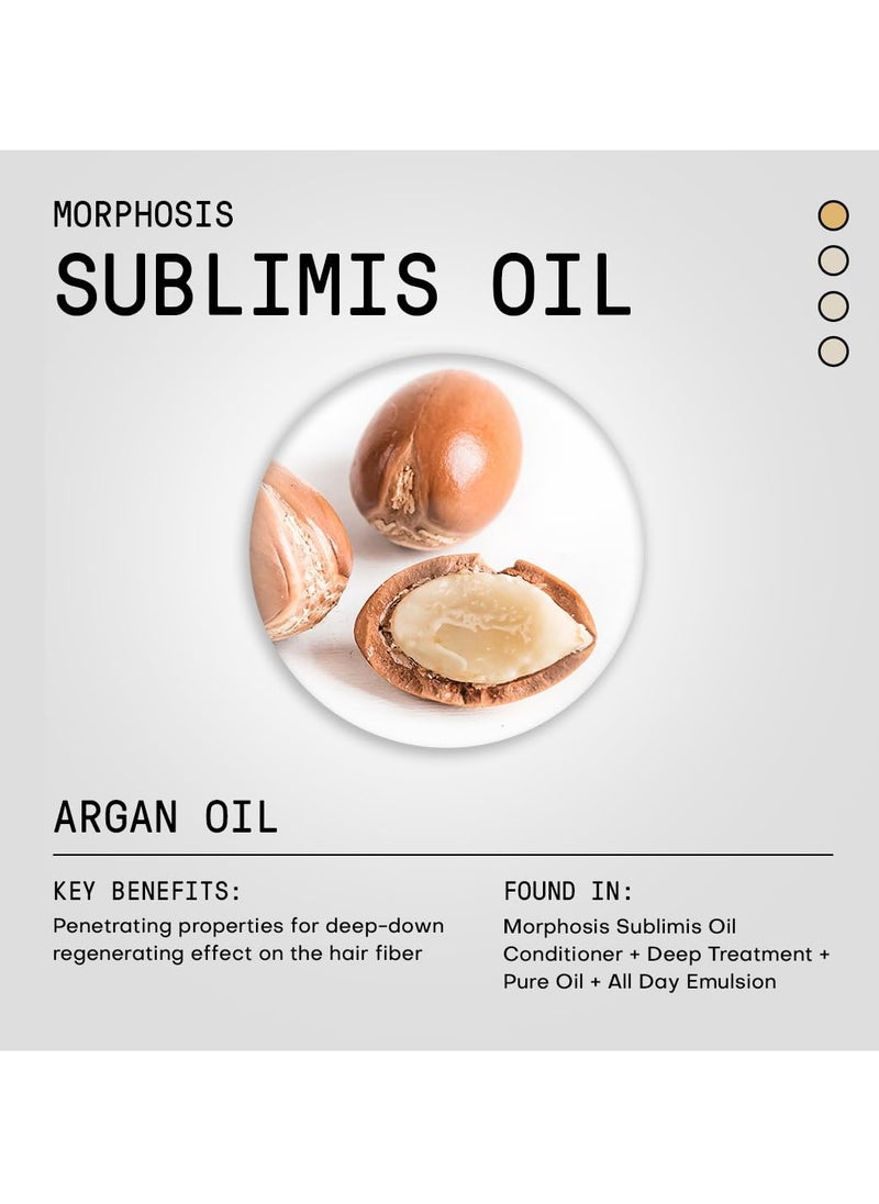 FRAMESI Morphosis Sublimis Oil Conditioner 8.4 fl oz, Lightweight formula