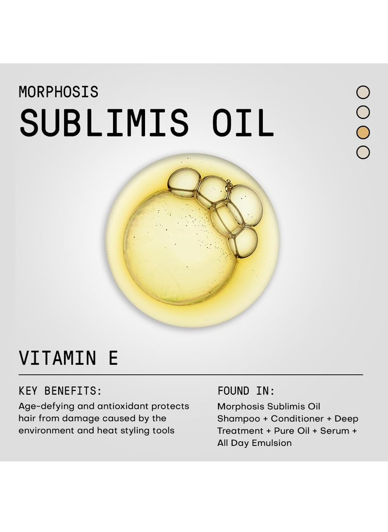 FRAMESI Morphosis Sublimis Oil Conditioner 8.4 fl oz, Lightweight formula