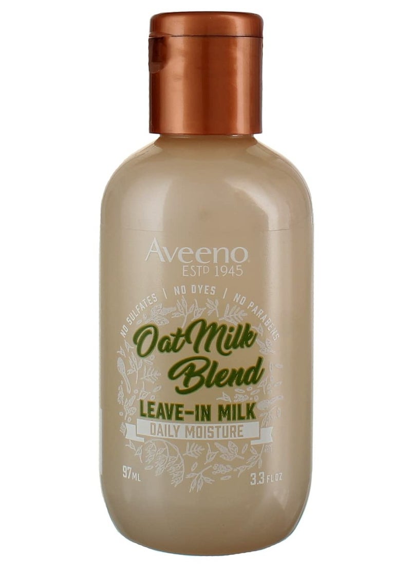 Aveeno Oat Milk Leave-In Hair Conditioner Treatment, 3.3 fl oz (Pack of 3)