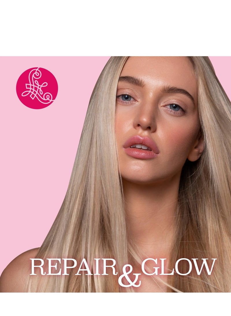 Luseta Glossy Pearl Leave in Conditioner Moisturize and Hydrate Hair Add Shine Repair Damaged Hair Reducing Dryness Sulfate Free for Women and Men 8.5oz