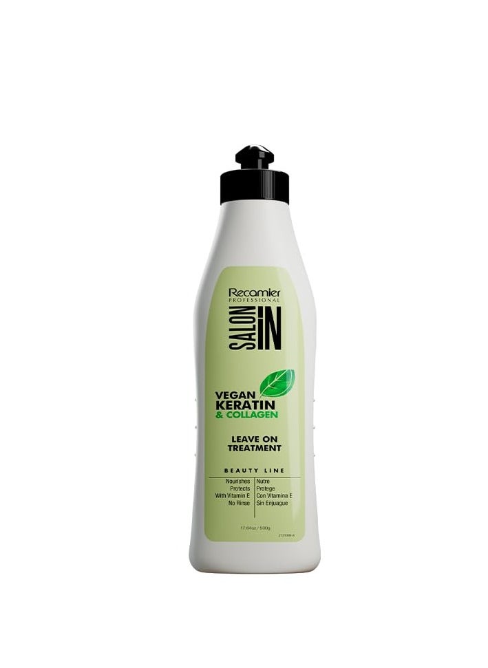 RECAMIER PROFESSIONAL SALON IN Vegan Keratin & Collagen Hair Leave On Treatment 17.6 oz