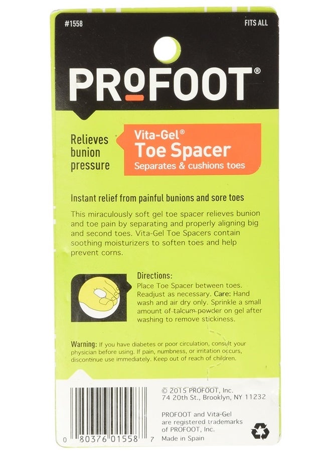 ProFoot Vita-Gel Toe Spacer 2 Each