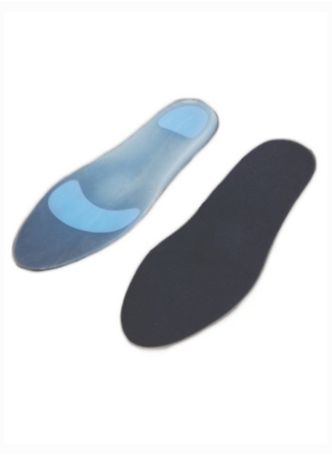 Silicone Insoles With Textile (Large) - Comfortable And Breathable Insoles For Enhanced Foot Support And Comfort, 60562