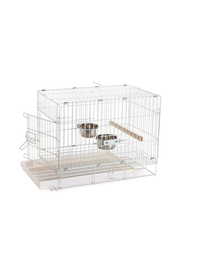 Prevue Pet Products Travel Bird Cage 1305 White, 20-Inch by 12-1/2-Inch by 15-1/2-Inch