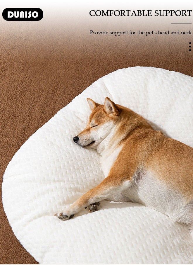 Dog Bed, Non-Slip Pet Sofa Lounger Puppy Couch Removable Machine Washable Cover Cushion Big Cat Kennel Cot, Medium Large Adult Dogs Kitten Sleeping Mattress