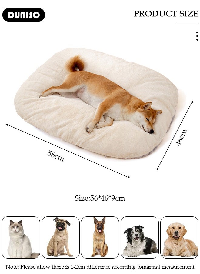 Dog Bed, Non-Slip Pet Sofa Lounger Puppy Couch Removable Machine Washable Cover Cushion Big Cat Kennel Cot, Medium Large Adult Dogs Kitten Sleeping Mattress