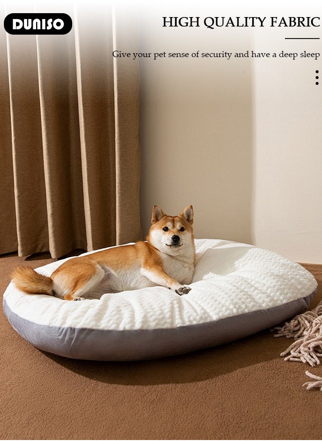 Dog Bed, Non-Slip Pet Sofa Lounger Puppy Couch Removable Machine Washable Cover Cushion Big Cat Kennel Cot, Medium Large Adult Dogs Kitten Sleeping Mattress