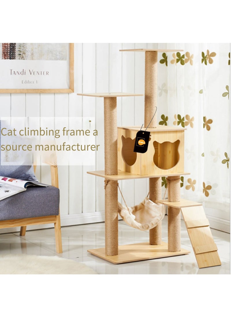 Cat Tree Cat Tower Cat Climbing Tree with Cat House