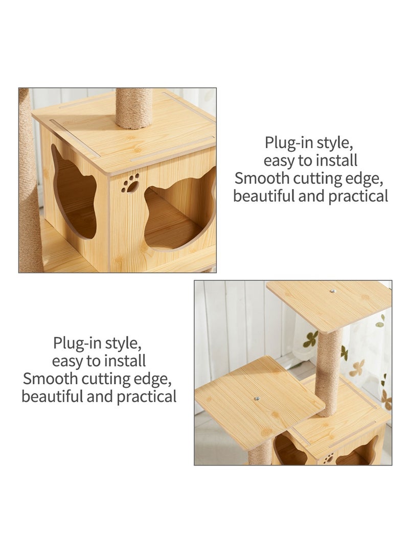 Cat Tree Cat Tower Cat Climbing Tree with Cat House
