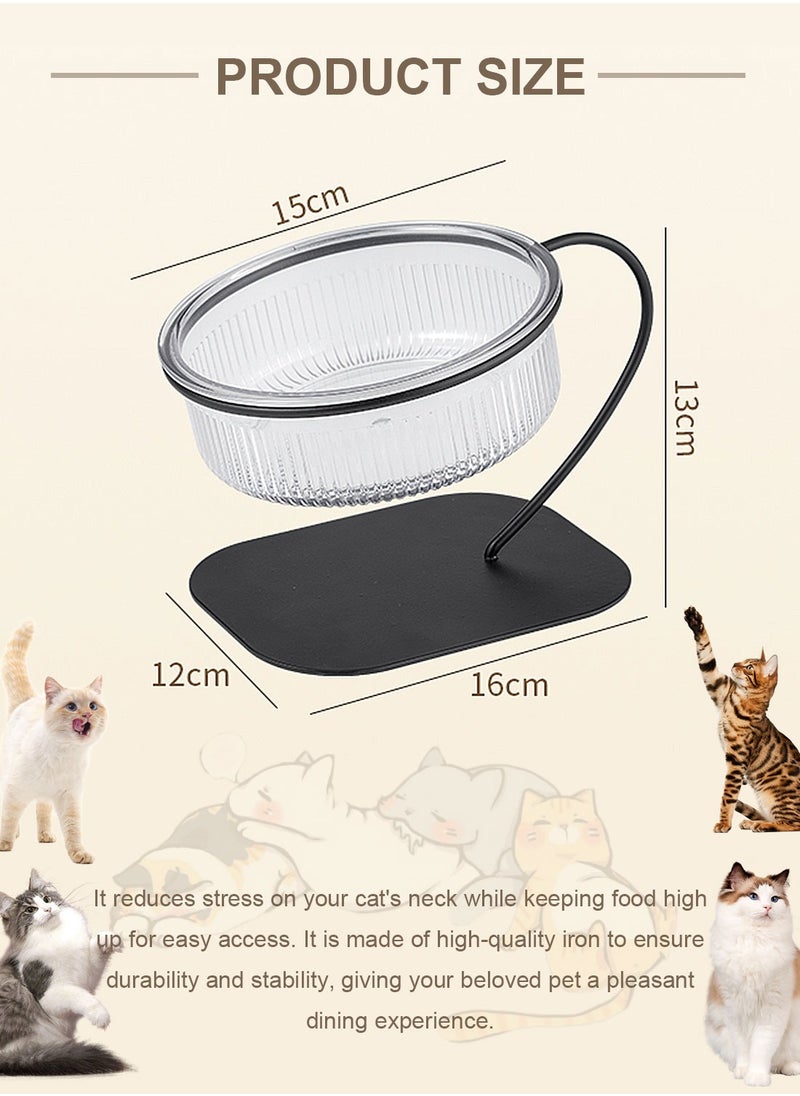 Cat Bowl Raised Puppy Kitten Food Dispenser Dog Bowl Pet Food Feeding Bowl with Stand
