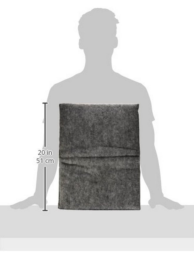 K&H Pet Products Amazin Kitty Pad Heated, Indoor Heated Cat Bed Traps Cat Hair and Dander, Washable Cat Mat, Gray 15 X 20 Inches, Heated 1-Pack