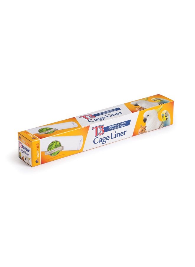 Prevue Hendryx Pet Products T3 Cage Liner, 14-1/2-Inch by 25-Feet