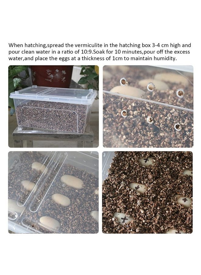 Hamiledyi Reptile Substrate Vermiculite Bedding Snake Hibernant moisturizing Soil Terrarium Bedding for Snake Tortoise Lizard Hatching Eggs(4.2Quart/4L)