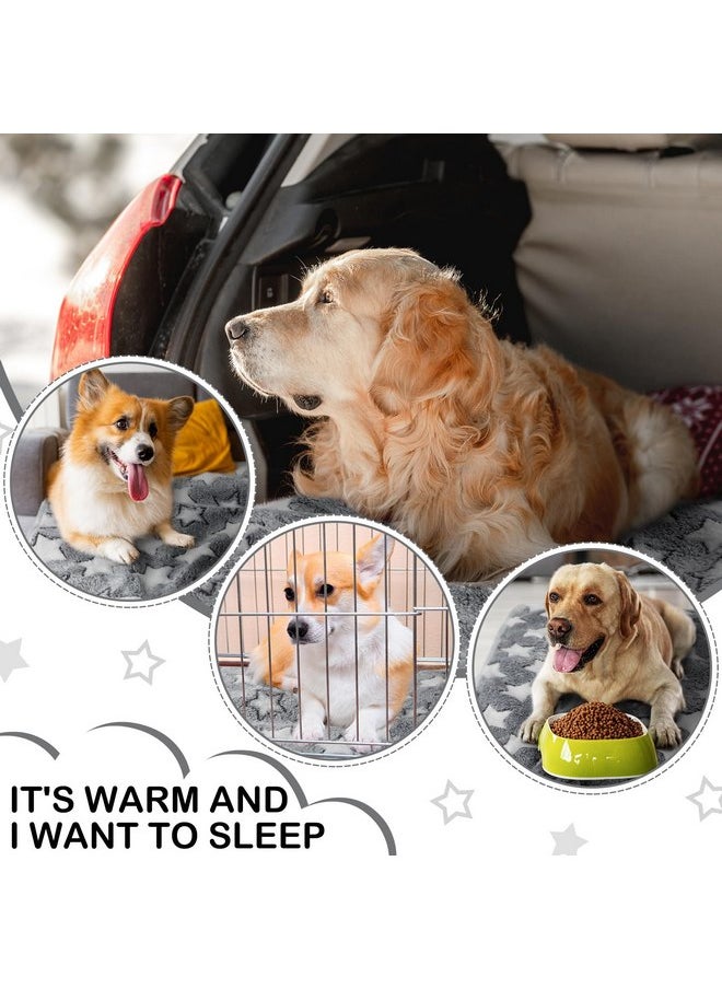 Tudomro 8 Pcs Guinea Pig Bedding Cage Liners Bulk Waterproof Blankets Small Animal Flannel Throw Bedding Absorbent Reusable Pet Pee Sleep Mat Pad Cover for Hamster Ferret (Grey Star,16 x 24 Inch)