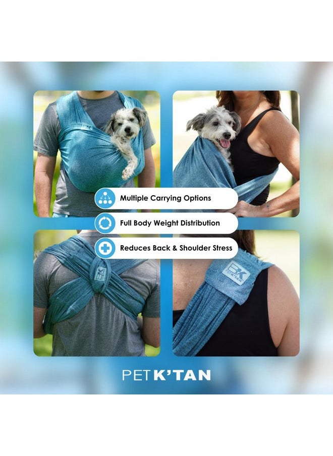 Pet K'tan Dog Sling Carrier: Hands Free for Small & Medium Dogs - #1 Pet Travel Accessory & Gift -Bond with New Puppy- Safe Durable Soft-Hands Free - Cats & Small Animals Anti-Anxiety-Sized for Human