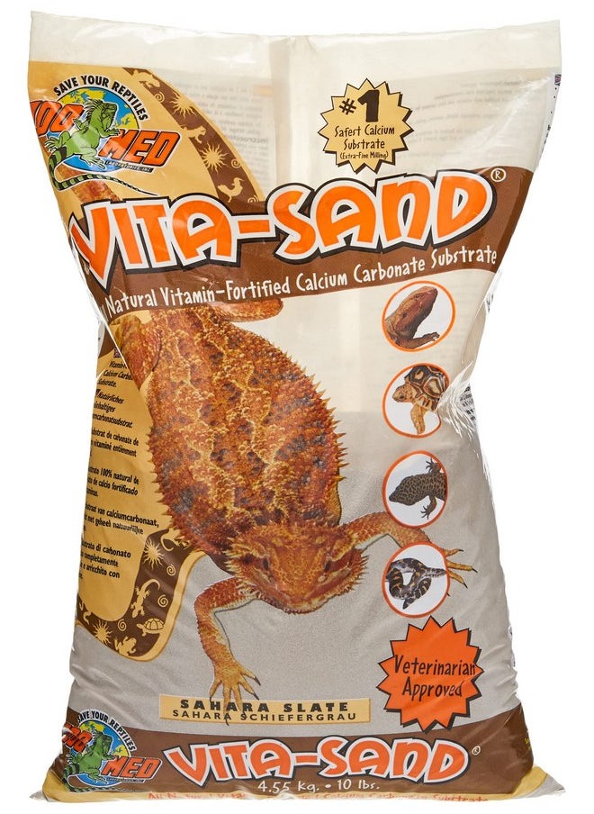 Zoo Med Vita Sand, 10 Pounds, Sahara Slate