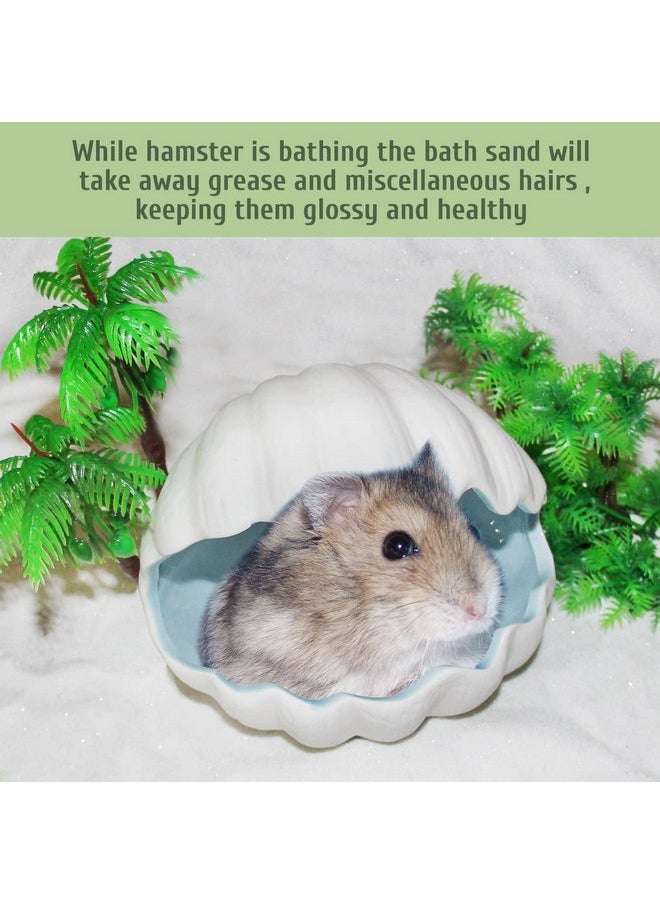 Hamster Hamster Bath Sand Dust Bathing Sand Gerbil Powder Grooming Sand for Tiny Friends Farm Chinchilla Dust Bath Potty Litter Sand 2LB Hamster Sand