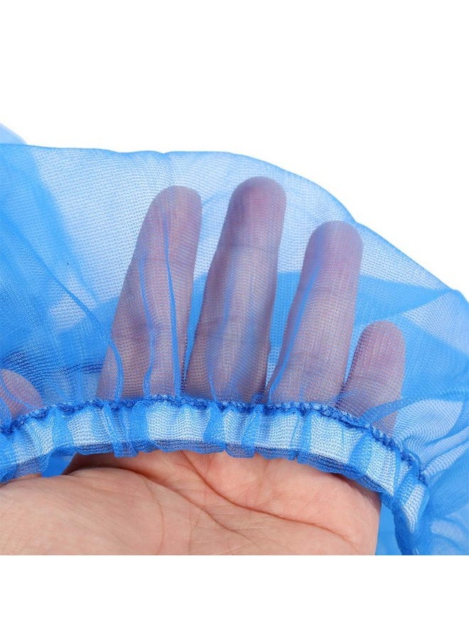 Universal Bird Cage, Elastic Adjustable Bird Cage Protective Net, Ventilation Dustproof, Mesh Bird Cage, Suitable for All Birds, 33 * 106-212cm(Blue)